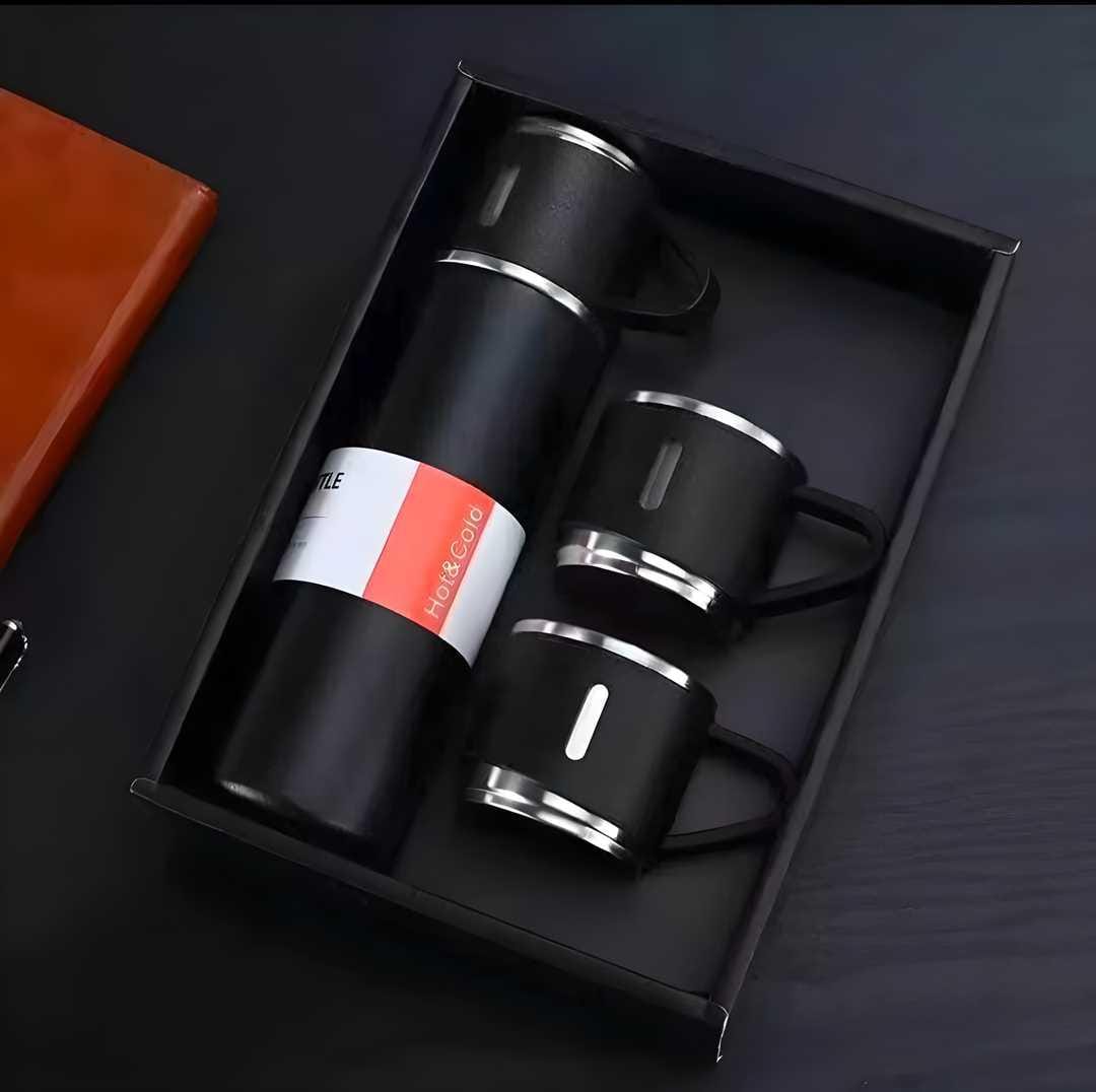 Stainless Steel Vacuum Flask Set
