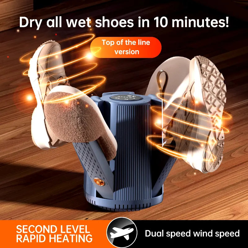Shoe Heated Dryer Foldable Electric