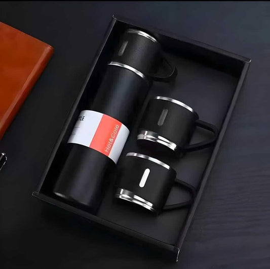 Stainless Steel Vacuum Flask Set