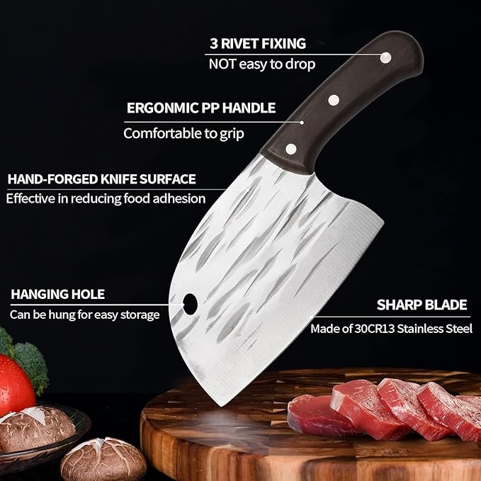 6 Inch Blade Meat Cleaver Knife