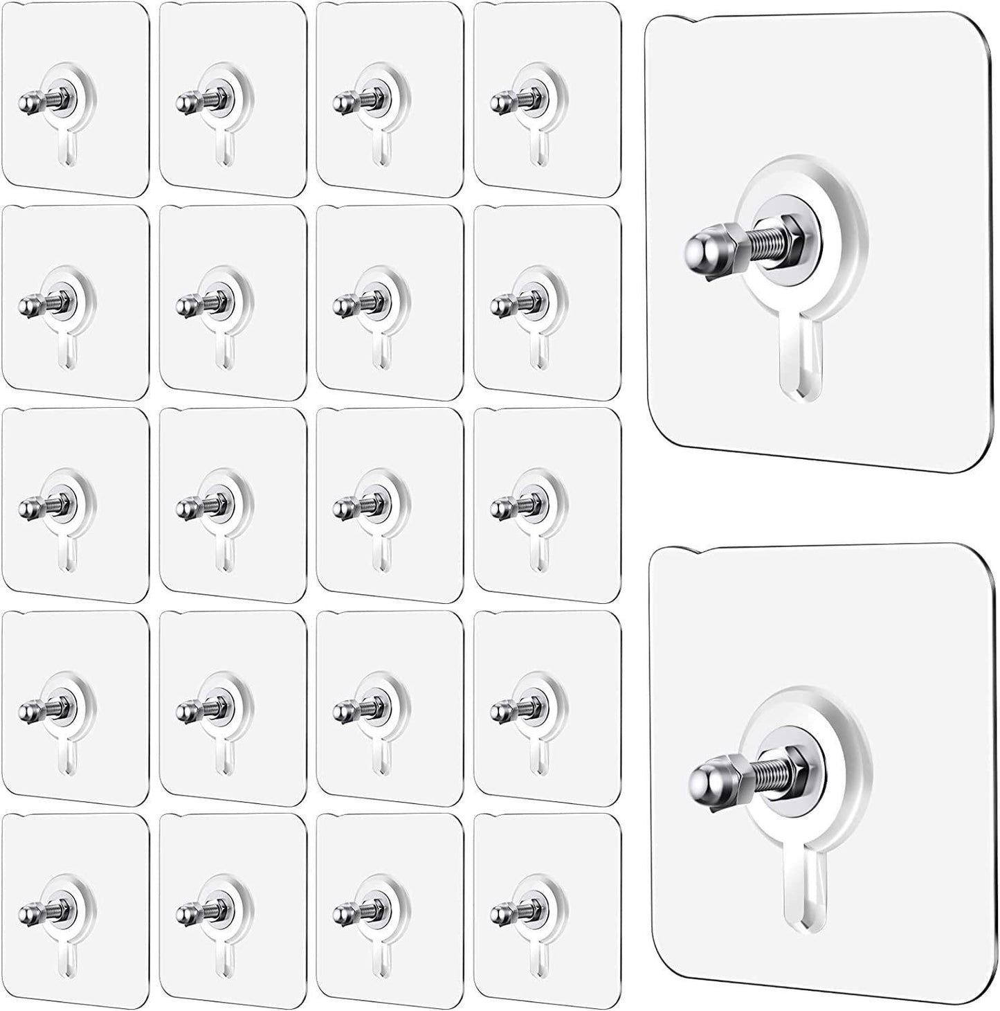 Wall Mount Screw Hooks 10 Pcs